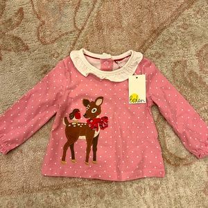 Baby Boden baby girls top NWT